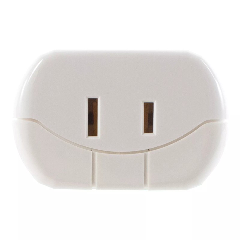 LENMAR AC150USBW Ultra-Compact All-in-One Travel Adapter with USB Port (White)