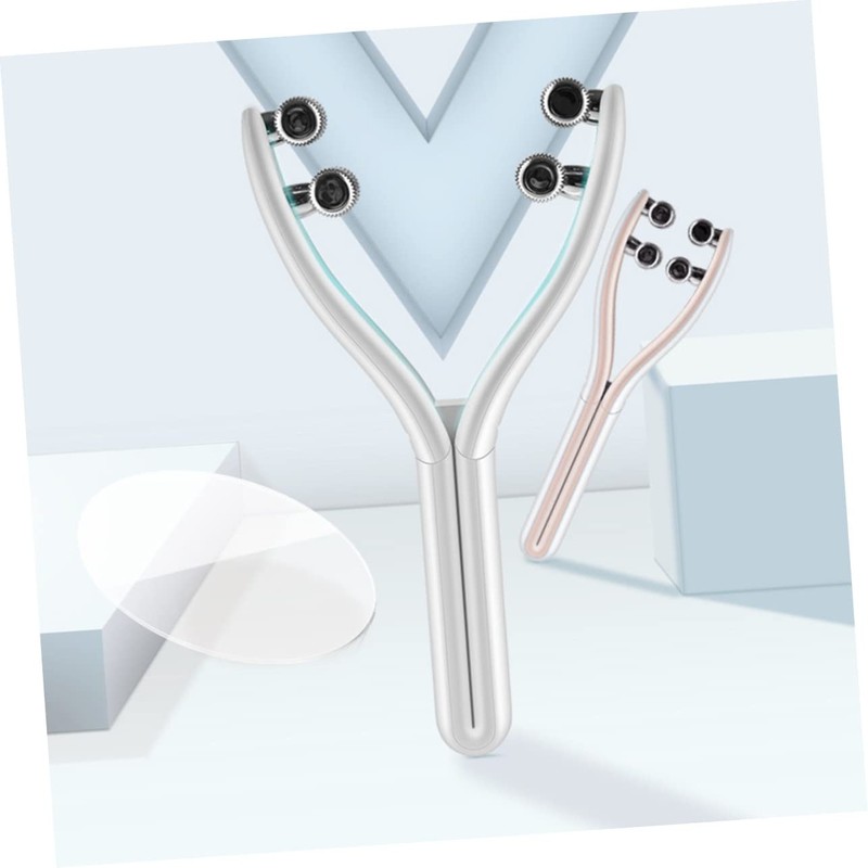 Baluue Face Massage Roller for v Face Lifting Orange Beauty