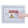 Plugsharge Heavy-Duty In-Wall Safe with Key Lock for Secure Storage,