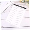 Ipetboom 2 Pairs Waterproof Eyebrow Waterproof Brow Black Stickers Makeup