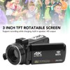 Camcorder Video Camera 4K Ultra 56MP with Night Vision, 18X