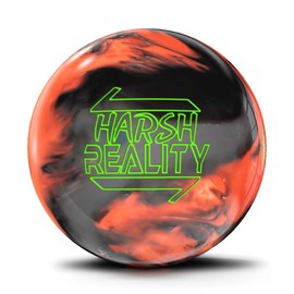 900 Global Harsh Reality Pearl Bowling Ball - Orange/Silver/Black 12lbs