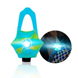 LaRoo Dog LED Light 4 Modes,Dog Silicon Waterproof Flashing Light Up Pendant Clip on Dog Collar Charms,Safety Blinker Light for Dog Night Walking Outdoor Sport