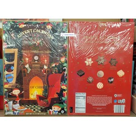 Moser Roth German 24 Days of Christmas Nutcracker Chocolates and Truffles Advent Calendar 11.11oz 315g (One Box)