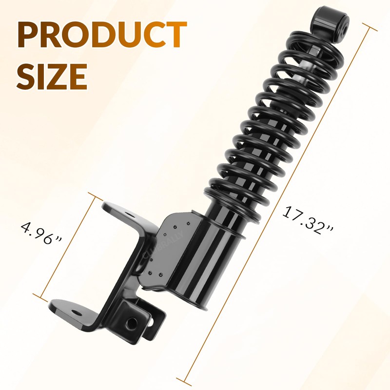 CLUBRALLY Golf Cart Front Shock Strut Assembly for 2015.8-2022 EZGO