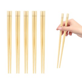 7 Inch X 5 Pairs Chopsticks,Reusable,Simplea and Minimalistic Design,More Size Choices 7"/9.5"/12"