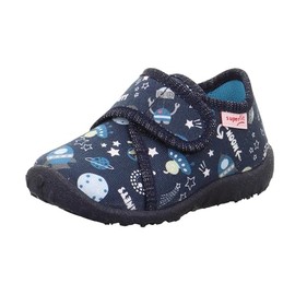 Superfit Baby Boys' Spotty Slippers, Dark Blue Multicoloured 8120