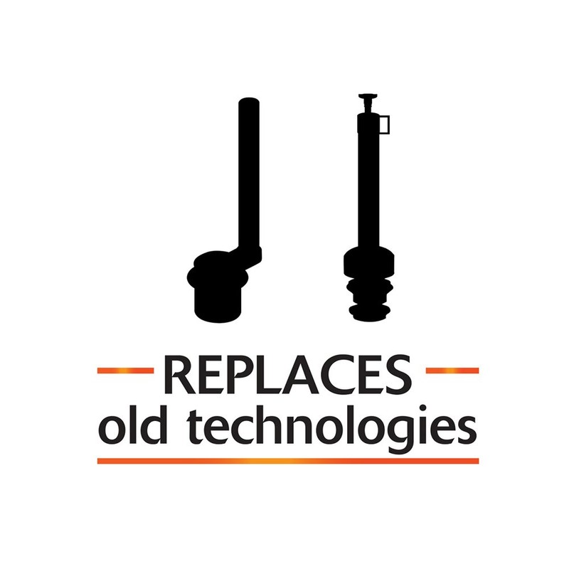 Korky Adjustable Standard 2-Inch Toilet Flush Valve and Ultra High