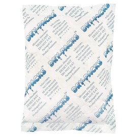 Dry-Packs Absorbent Industries Silica Gel in Tyvek Rechargeable Dehumidifier Absorbs Moisture 3 Gram 50PK