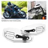 KIMISS Motorcycle Handguards, 2PCS Hand Guards Motorcycle Hand Guard Brush