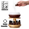 TJ.MOREE Bamboo Diffuser Holder Carousel- 2 Tier Height Increase Rack