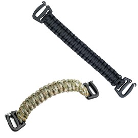 DraCra 2 Pack Tactical Molle Admin Pouch Handle Replacement with Double Hooks Magnetic Gym Bag Handle Strap Grips for Tactical EDC Pouch Military Water Bottle Pouch Molle Water Bottle Holder Carrier