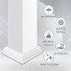 Thyle 4 Pcs True 5 x 5 Inch Vinyl Post