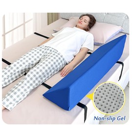 AOSSA Bed Rail Pillow Soft Foam Bolster Bed Rails for Elderly Adults Fall Protector Medical Bedside Safety Assisting Rail Bed Bumper Wedges for Elderly Positioning Hospital Bed Rail Padding Cushion