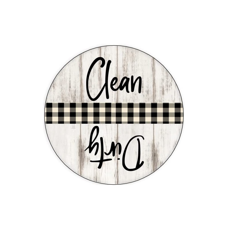Dishwasher Magnet Clean Dirty Sign Indicator, Trendy Universal Flip Kitchen