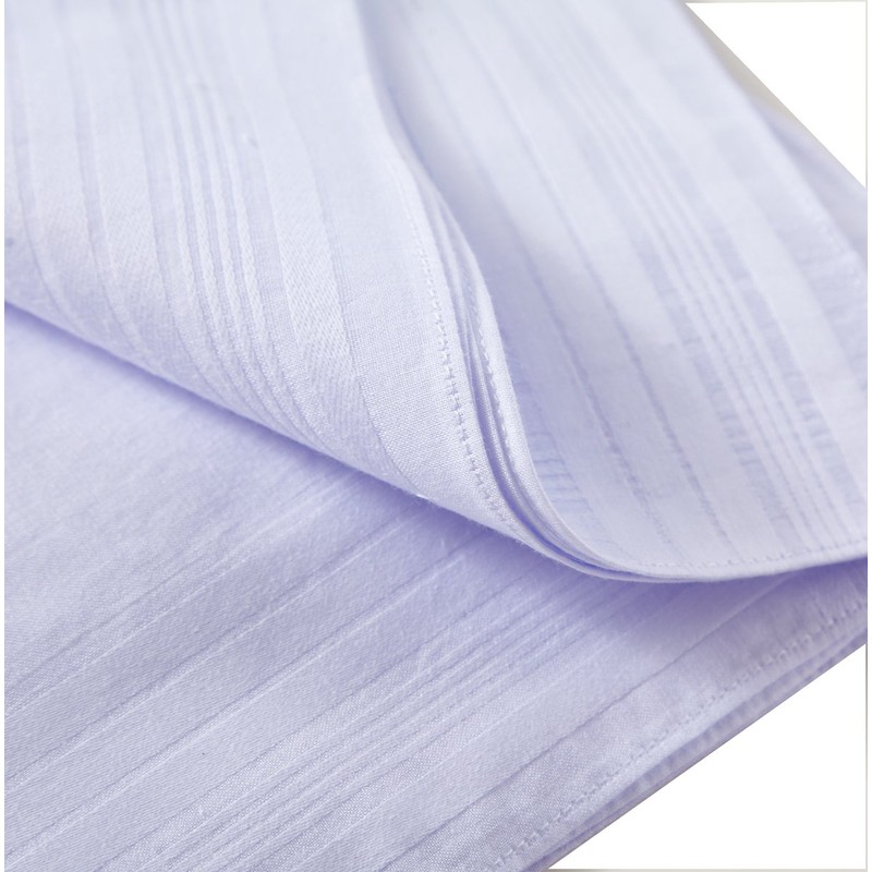 Ricosky Men's Pure White 100% Cotton Handkerchief