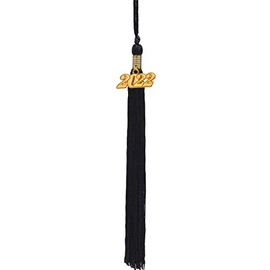 Newrara Graduation Tassel with Current Year Charm, 9 inch