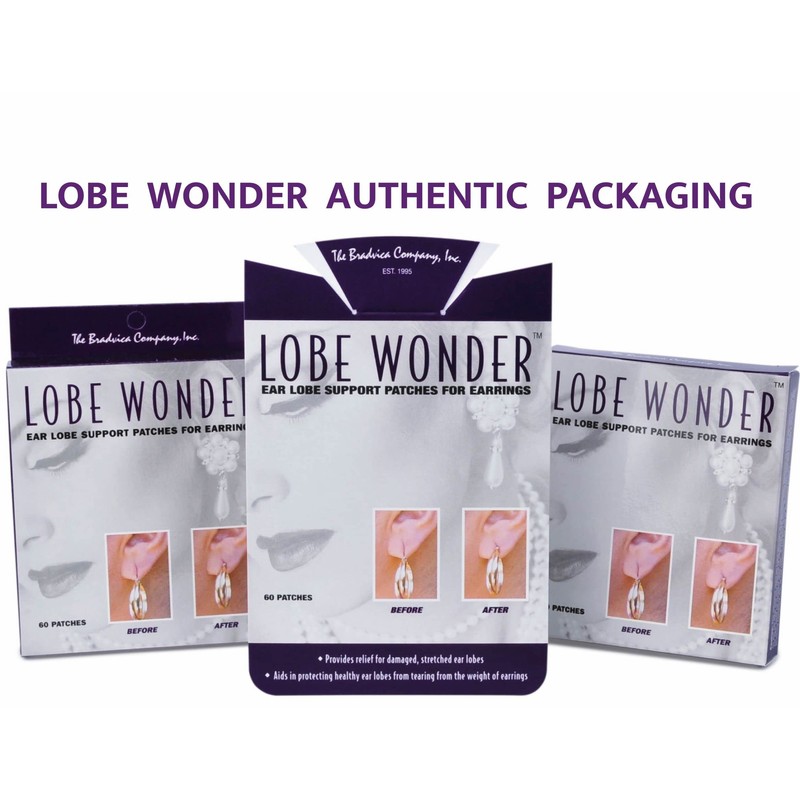 Lobe Wonder - The Original Ear Lobe Support Patch for
