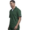 Cherokee Workwear Scrubs Men's Zip Front Jacket, Hunter, XX-Large