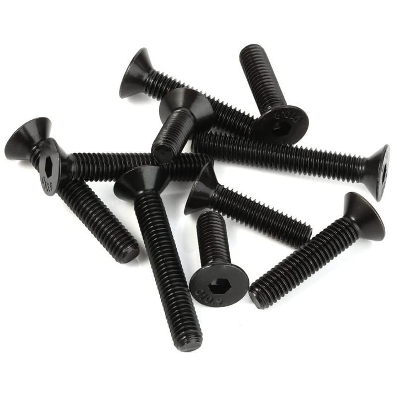 MewuDecor #8-32 x 3/8" Flat Head Socket Cap Screws Countersunk
