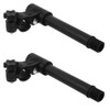 Ciieeo Wheelchair Tray Brackets, 1 Pair Plastic Table Mount for