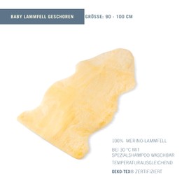 Fellhof 1077 Baby Lambskin 90-100 cm natural