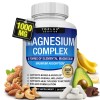 Magnesium Complex Supplement – 8 Forms of Magnesium – 1000