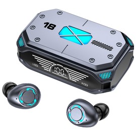 True Wireless Earbuds, 2024 Bluetooth Headphones 5.3 Earbuds, Waterproof Touch Control Ear Buds in-Ear Built-in Mic, with LED Power Display, IP7 Waterproof Earphones Sport Headset - Model 35