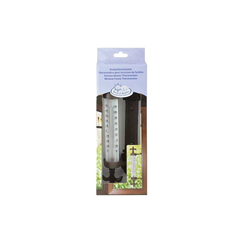 Esschert Design Window Frame Thermometer Cast Iron