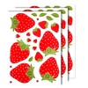 WandSticker4U® - [Set of 3] Strawberries Children's Wall Stickers, Fruity