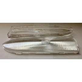 Repguy 1952 Chevy CAR NEW park light CLEAR lenses Fleetline Bel Air Convertible PAIR