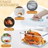 Komphy Large Glass Food Storage Containers with Lids, 200 Oz/26