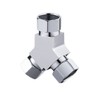 4 Pieces 3 Way Shower Arm Diverter Valve Component, G1/2"