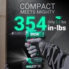 DCA 20V Cordless Hammer Drill Set, 354 In-lbs Torque, 1/2"