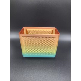 Unbranded desk organizer desktop pen pencil holder made with rainbow silk pla