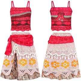 Atorcher Girls Princess Costume Skirt Sets Birthday Party Dress up Toddler Kids Christmas Cosplay Outfits with Accessories