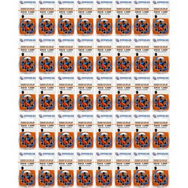 Premium Batteries Size 13 ZA13 P13 PR48 1.45V Zinc Air Hearing Aid Batteries Orange Tab (240 Batteries)