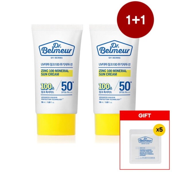 The Face Shop 1+1 Dr. Belmer UV Derma Zinc 100