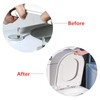1 Pair Toilet Seat Fixings Universal Toilet Seat Hinge with