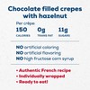 La Boulangere Chocolate Hazelnut Crepes, Individually Wrapped, Non GMO, Free