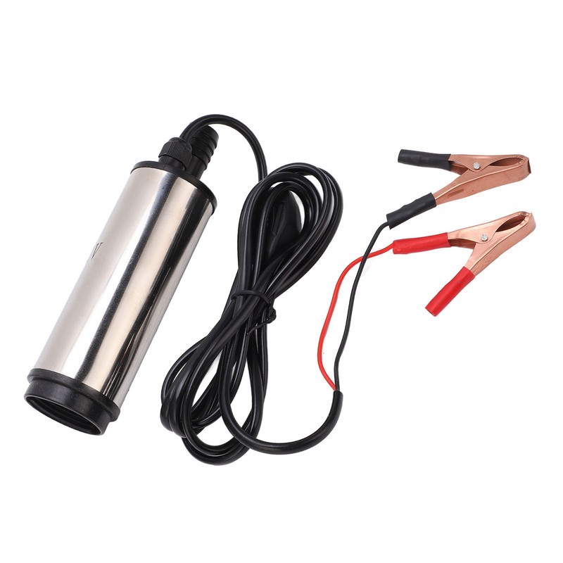 DC 12V Mini Refueling Pump with Filter Stainless Steel Diesel
