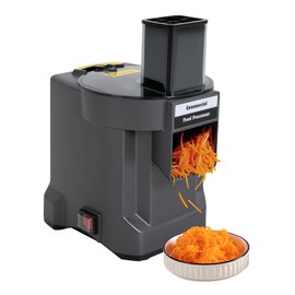3-In-1 Commercial Vegetable Cutter, 110V Heavy Duty Multifunctional Vegetable Processor Electric Vegetables Chopper Salad Maker Food Processor Grater Slicer Dicer Machine for Home Kitchen Use