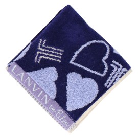 Lanvin On Blue 17406022 Handkerchief Women's Towel Handkerchief, Women's Heart, navy