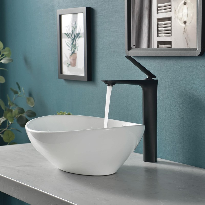 Davivy 16'' X 13.5'' Oval Vessel Sink with Pop Up