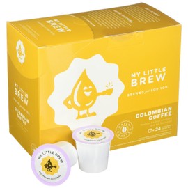 My Little Brew - Colombian, Single Serve K-cup Pod, Compatible with Keurig K-Cup Brewers, 24-Count