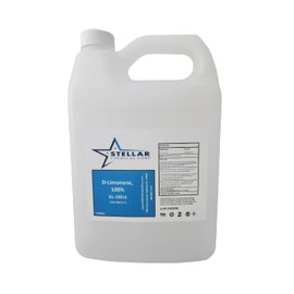STELLAR CHEMICAL CORP STELLAR CHEMICAL CORP D-Limonene 100%~ 1 Gallon Bottle C 128 FL Oz USP Food Grade- Kosher - All Natural Orange Oil (1 Gallon)