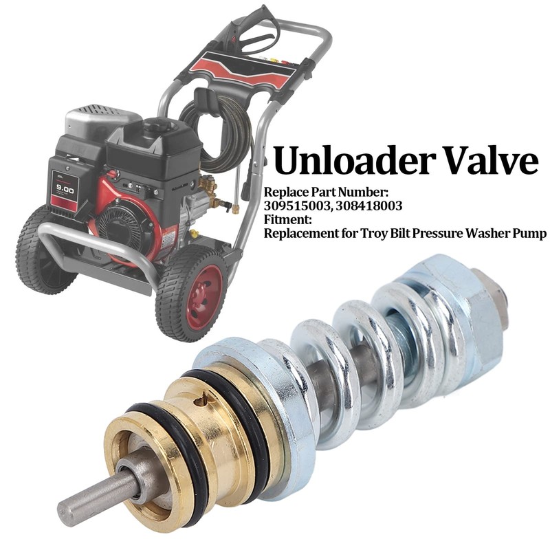 Luatoxry Pressure Washer Unloader Valve, 309515003 Washer Pump Unloader Valve