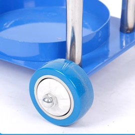 Altovexis Portable Oxygen Tank Cart with Wheels, Single Cylinder Size D or E Cart Silent Durable Design for Walker, Home and Medical Oxygen Transport Easy Transport