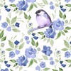 20 Napkins Bird in Painted Flowers | Spring | Easter