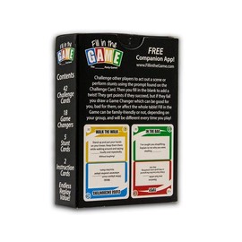 Fill in The Game - The Fill in The Blank Party Game for 3+ Players